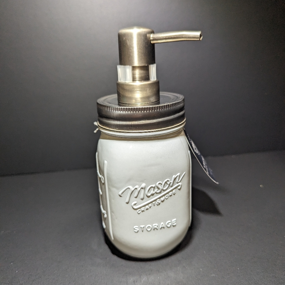 NWT Americana Mason Craft & More Vintage style Soap/Lotion Pump 16oz